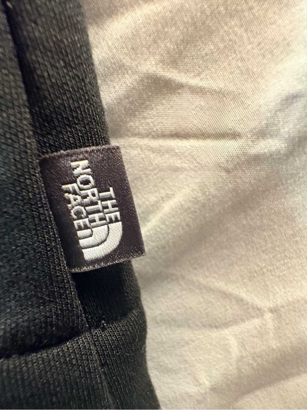 The North Face Black Mens Vest with Gray Faux-Fur Collar